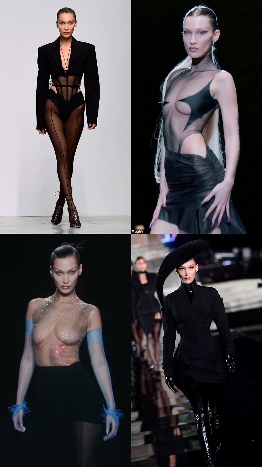 Bella Hadid for Mugler