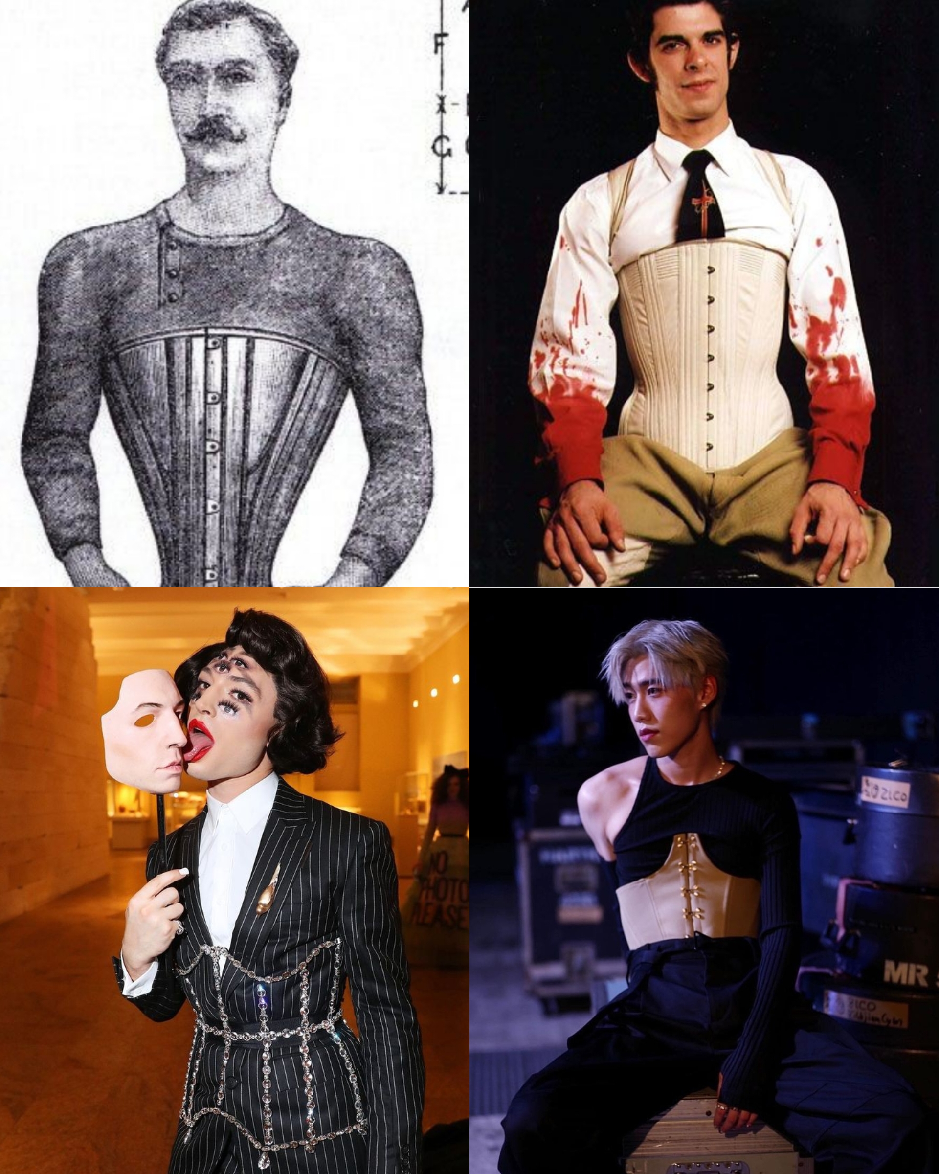 Corset Men Fashion in History