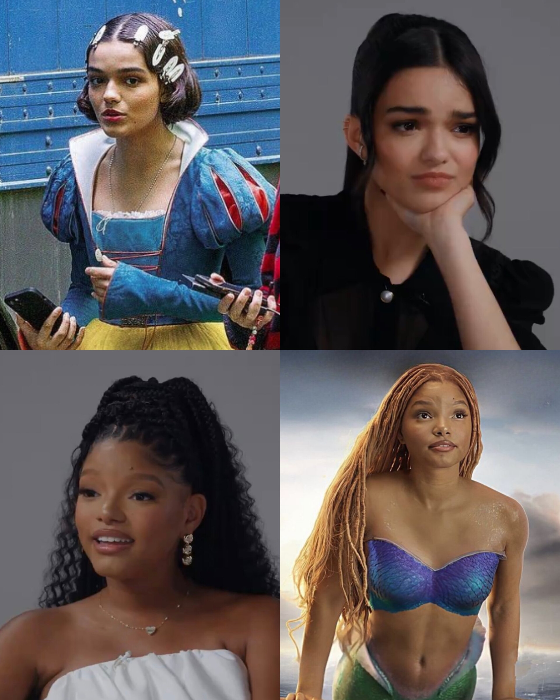 Rachel Zegler and Halle Bailey