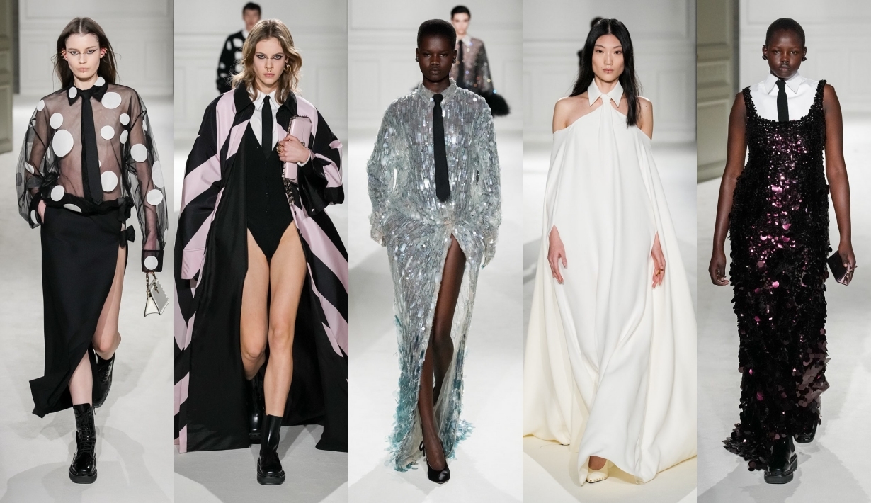 Valentino, Valentino Black Tie, Valentino Fall Winter, Valentino Fall Winter 2023, Valentino FW23, Pierpaolo Piccioli, Valentino Pierpaolo Piccioli