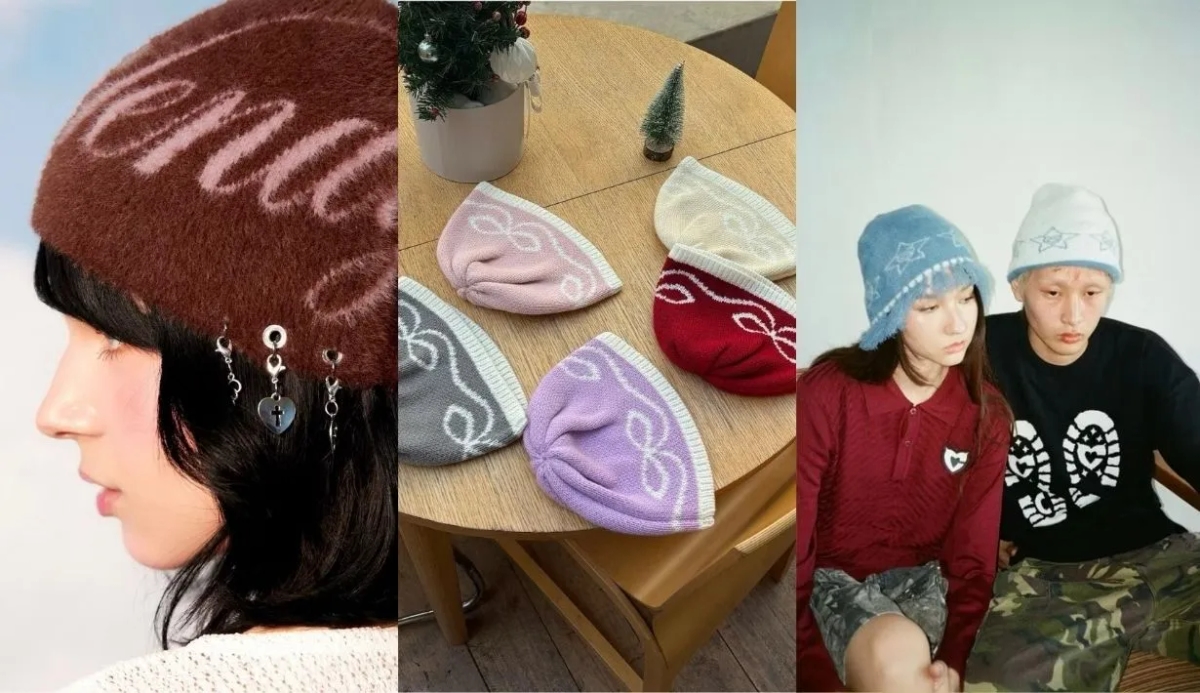 หมวกบีนนี หมวกไหมพรม หมวก หมวกกันหนาว