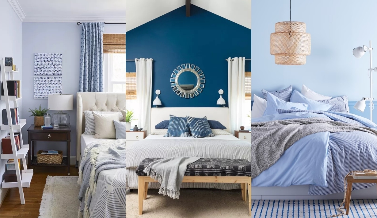 ห้องนอนสีฟ้า