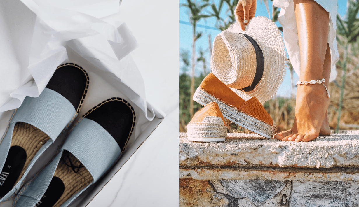 รองเท้า Espadrilles ที่เหมาะสำหรับช่วงซัมเมอร์