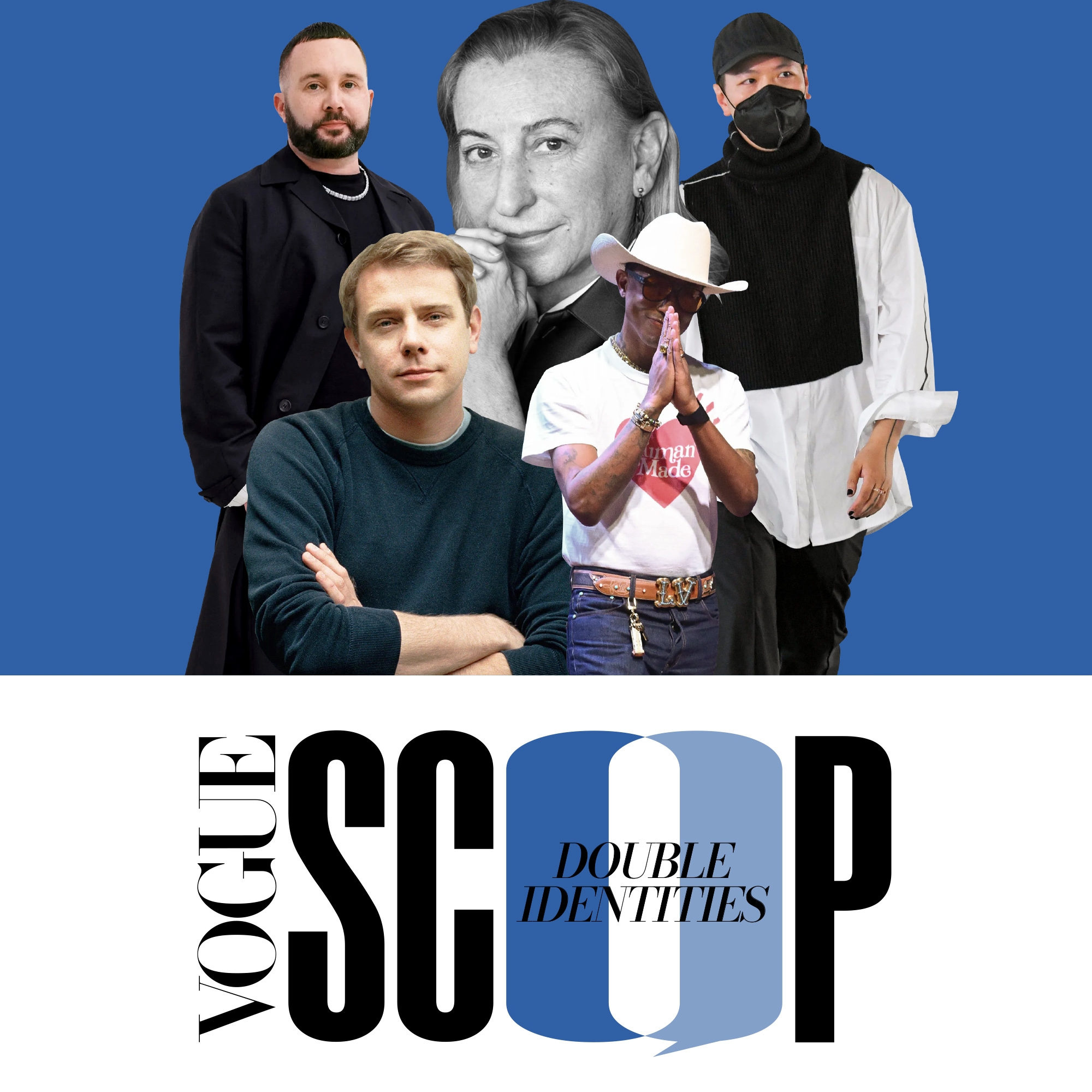 Vogue Scoop, #VogueScoop, Kim Jones, Pharrell Williams Louis Vuitton, Pharrell Williams, JW Anderson, Jonathan Anderson, Miuccia Prada, Peter Do