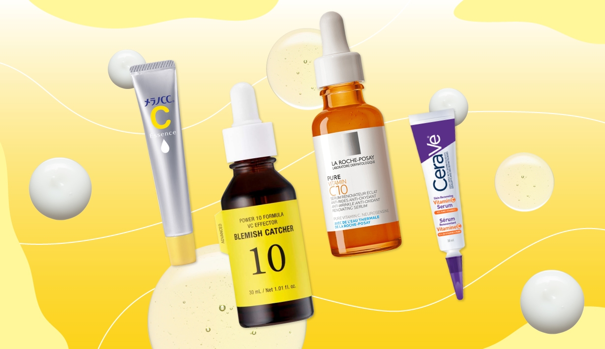 สกินแคร์วิตามินซีที่มี L-Ascorbic Acid เป็น Active Ingredient