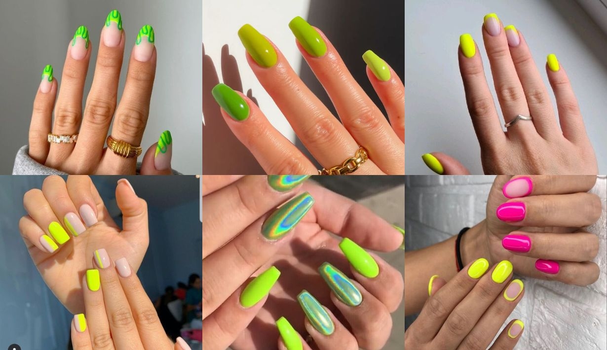 เล็บสีเขียว, เล็บสีเขียวมะนาว