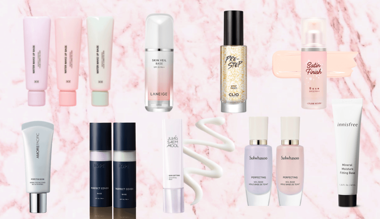 10 Korean Brand Makeup base