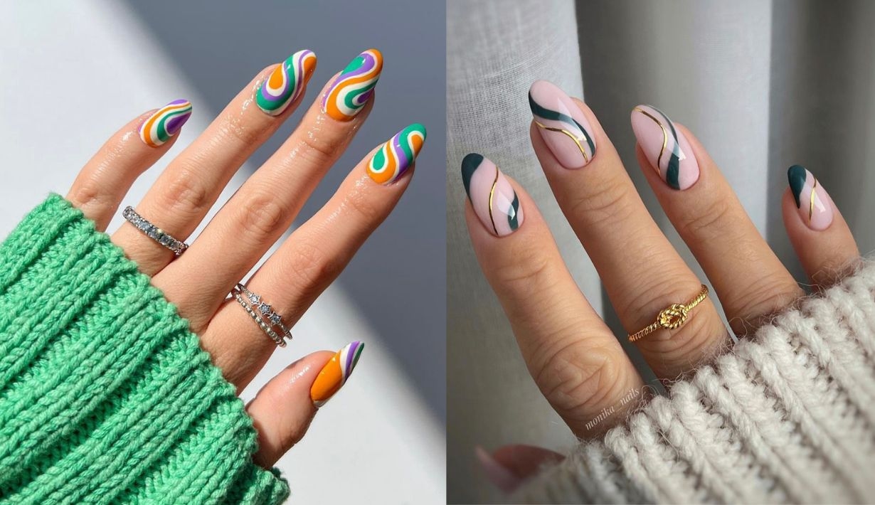 swirl nails