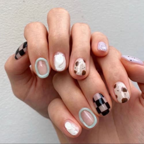 เล็บเจลปั้นนูน