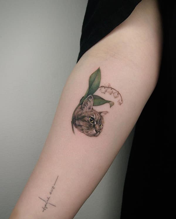 รอยสักแมว