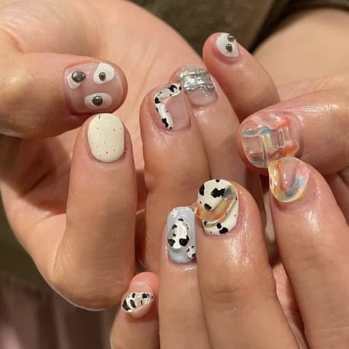 เล็บเจลปั้นนูน