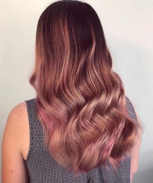 สีผมโรสโกลด์