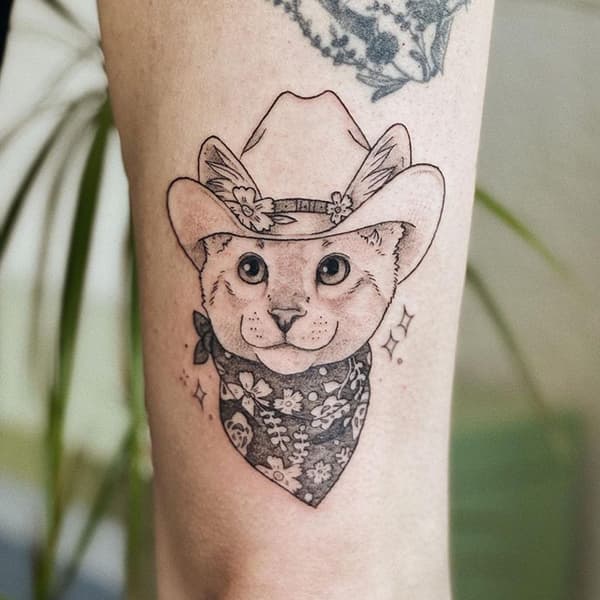 รอยสักแมว