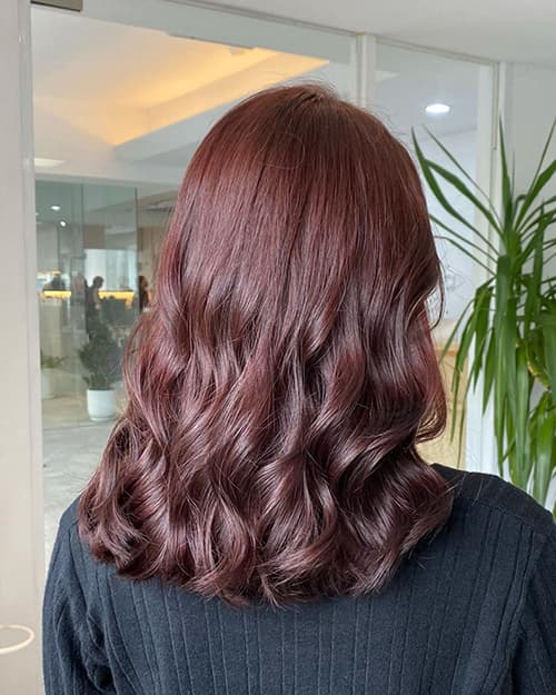 สีผมช็อคโกแลต