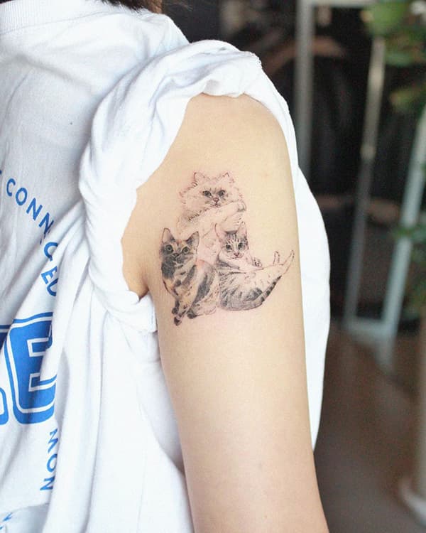 รอยสักแมว