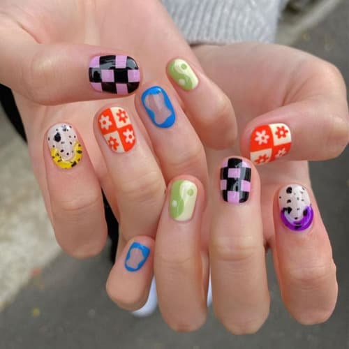 เล็บเจลปั้นนูน