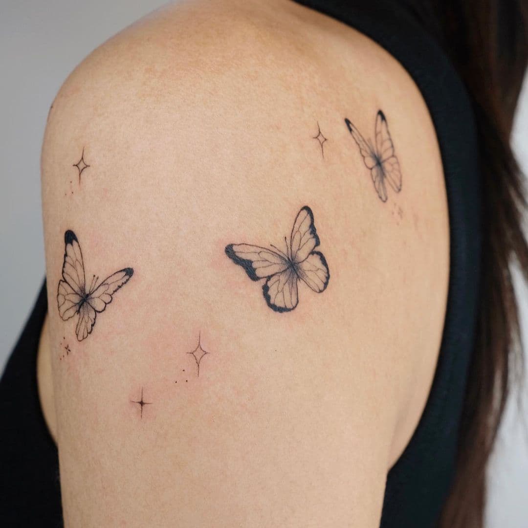 รอยสักผีเสื้อ