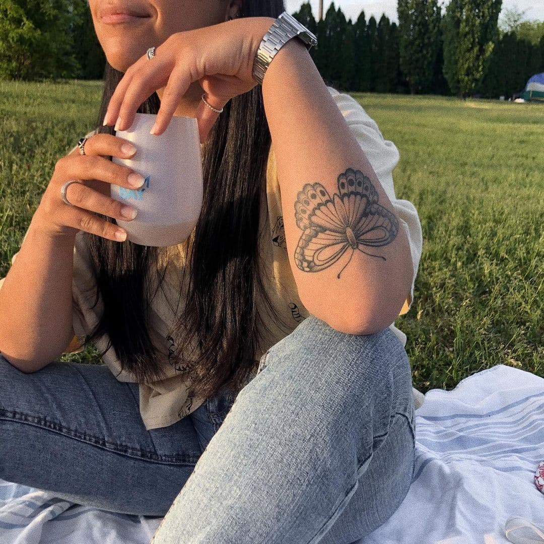 รอยสักผีเสื้อ