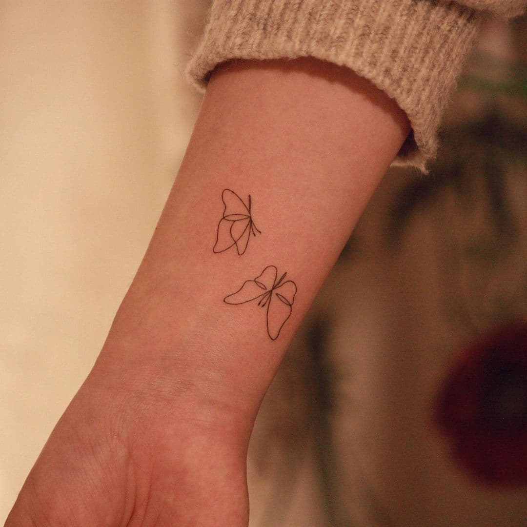 รอยสักผีเสื้อ