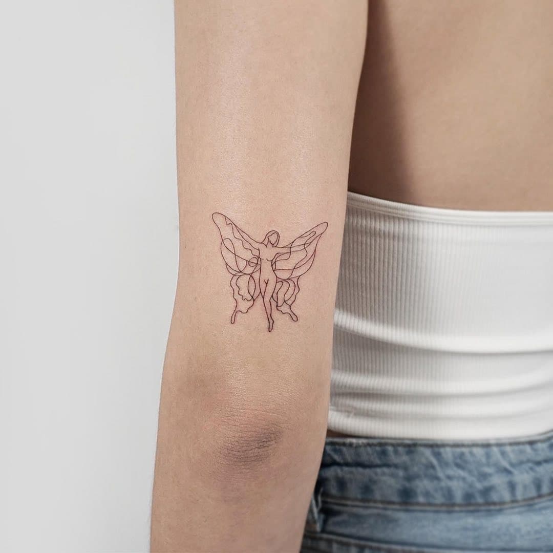 รอยสักผีเสื้อ