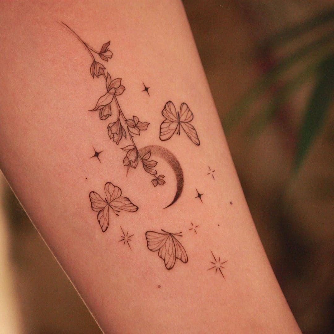 รอยสักผีเสื้อ