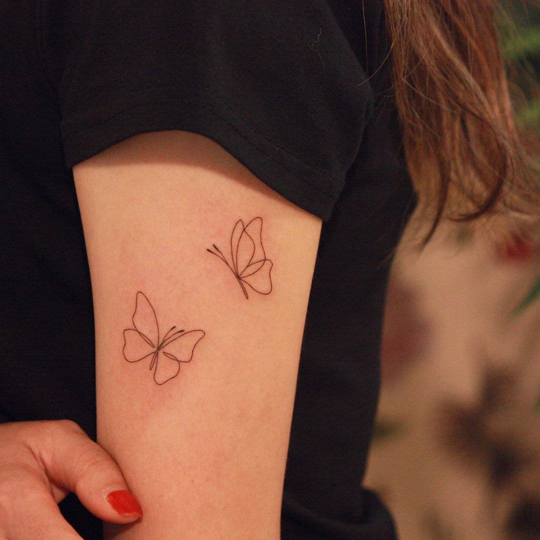 รอยสักผีเสื้อ