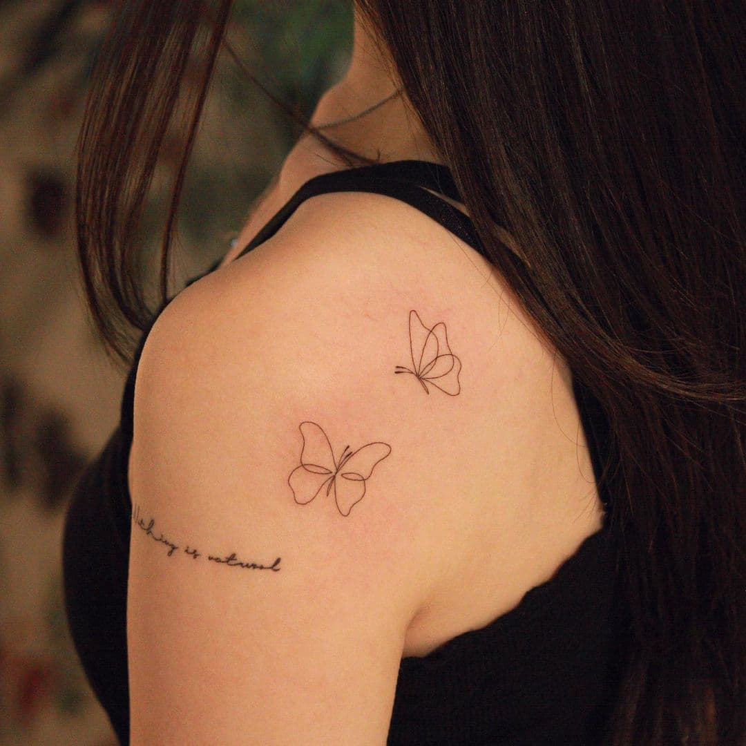 รอยสักผีเสื้อ