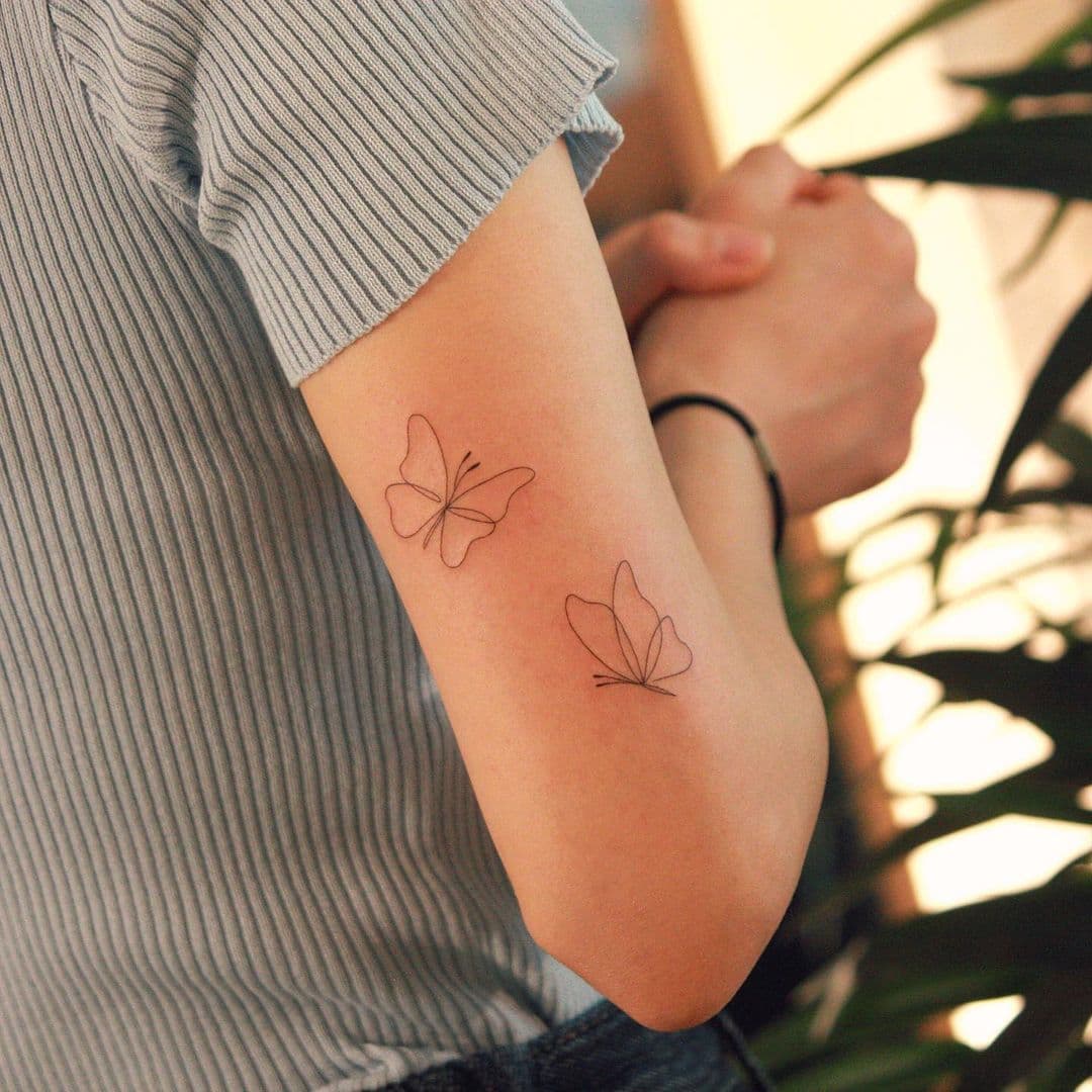 รอยสักผีเสื้อ