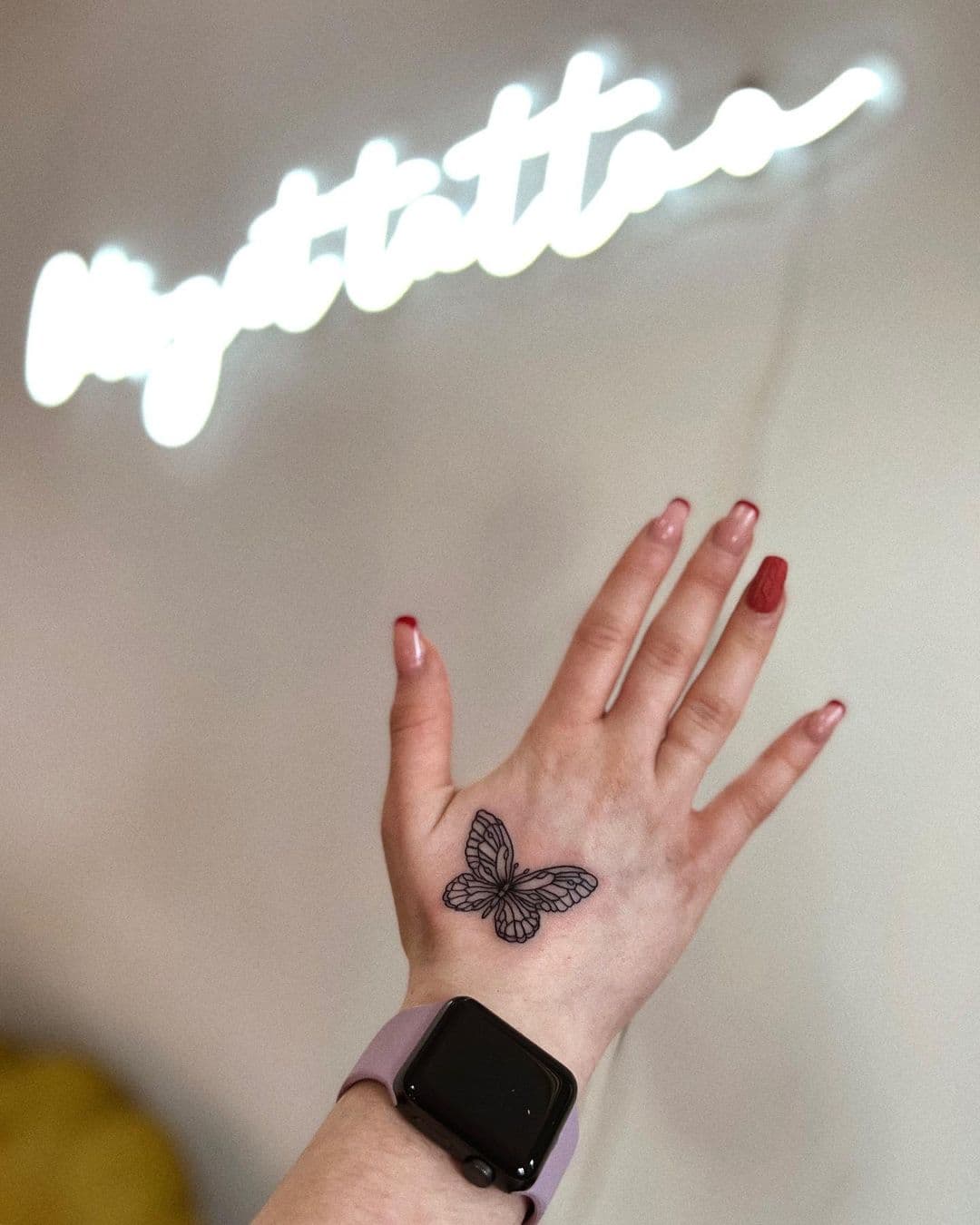 รอยสักผีเสื้อ