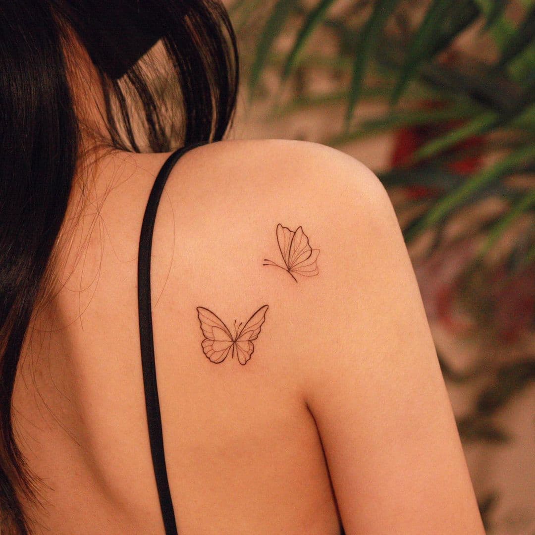 รอยสักผีเสื้อ