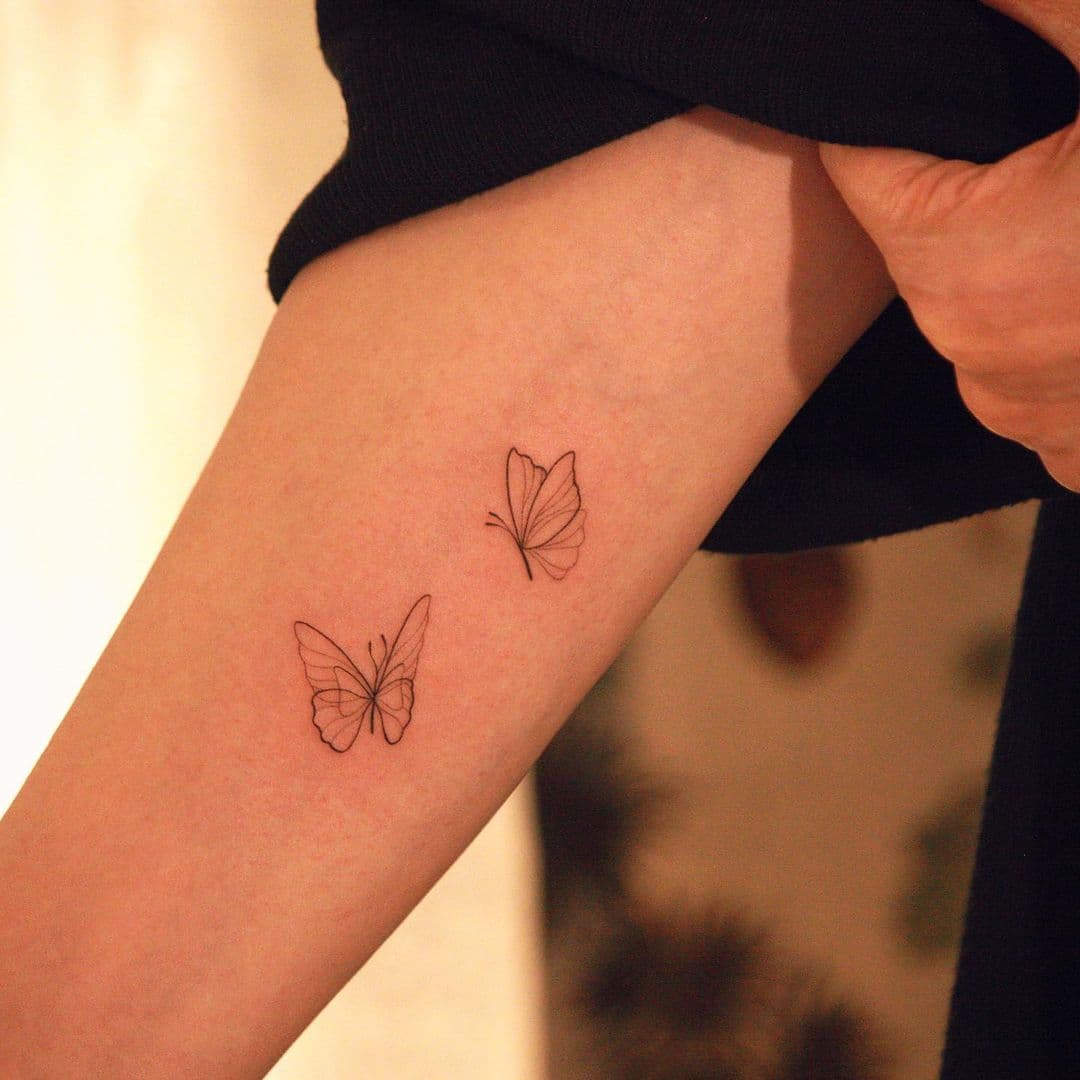 รอยสักผีเสื้อ