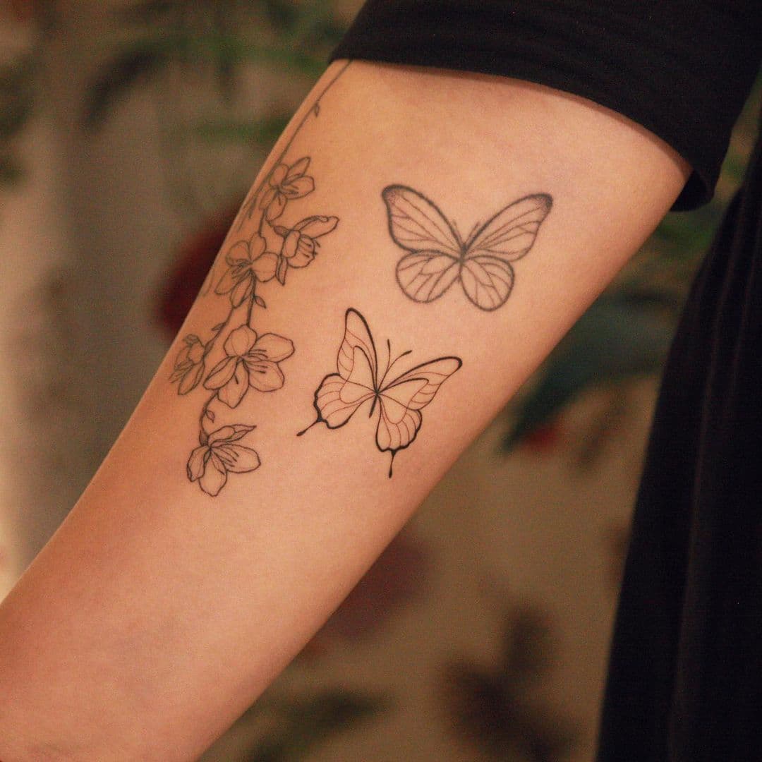 รอยสักผีเสื้อ