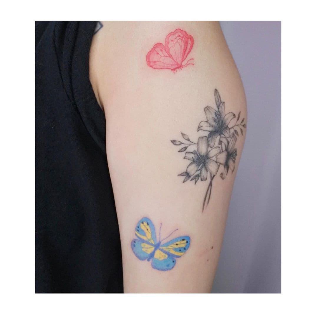 รอยสักผีเสื้อ