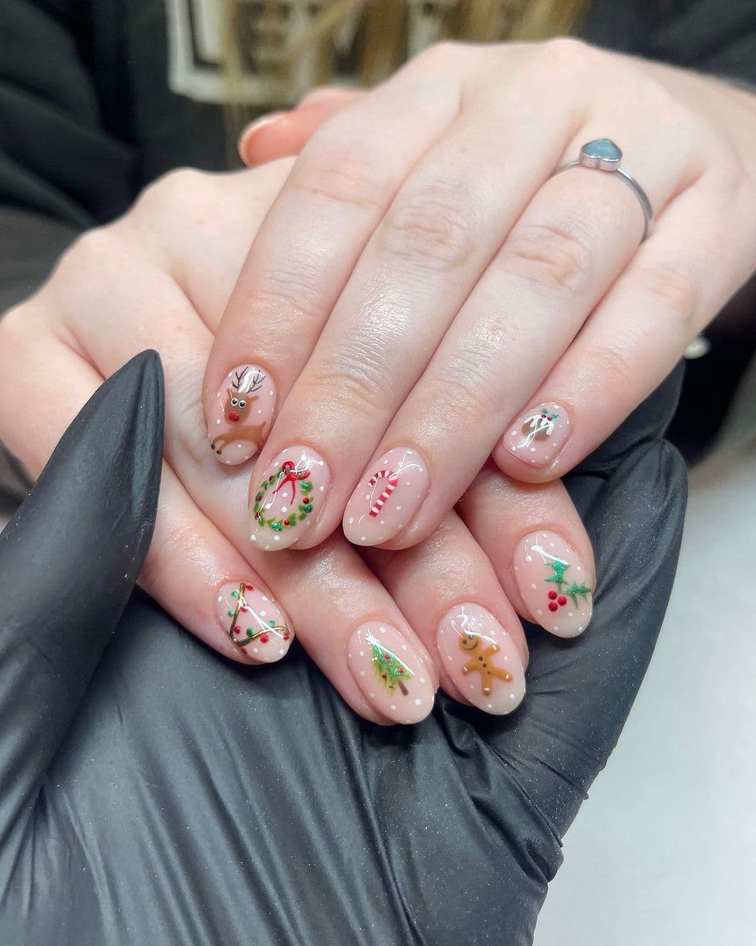 ลายเล็บคริสต์มาส