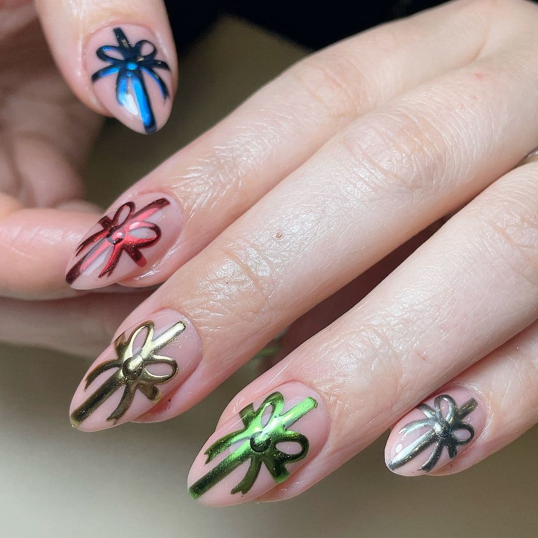 ลายเล็บคริสต์มาส