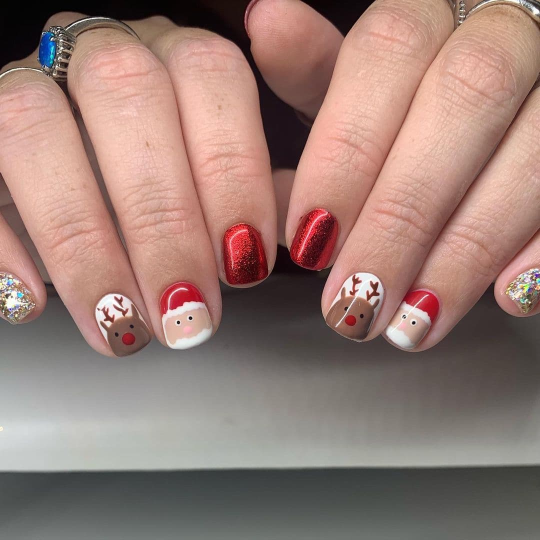 ลายเล็บคริสต์มาส