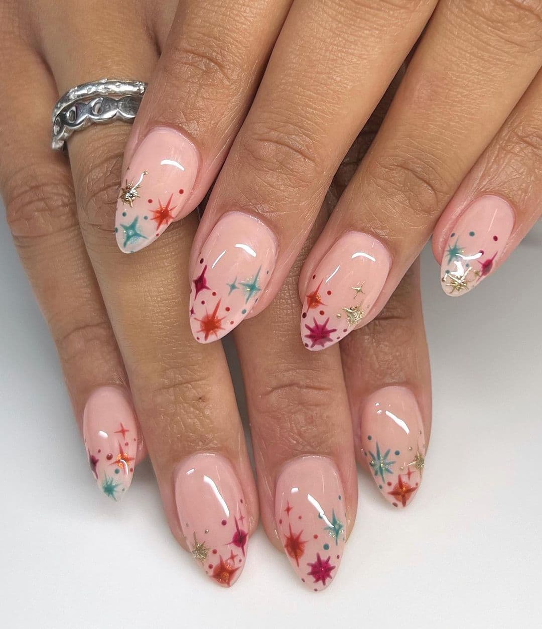 ลายเล็บคริสต์มาส