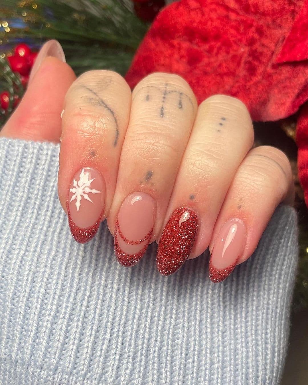 ลายเล็บคริสต์มาส