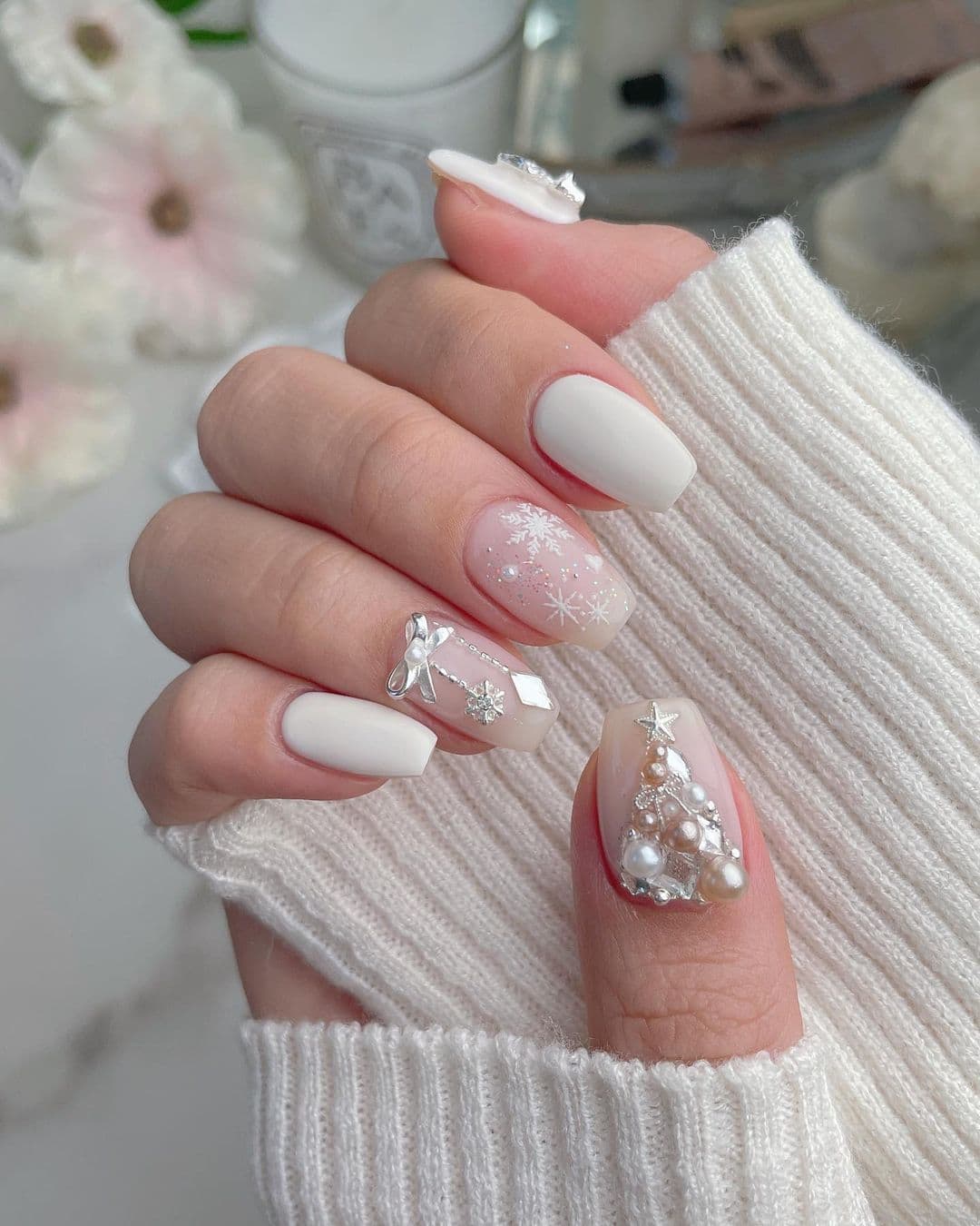 ลายเล็บคริสต์มาส