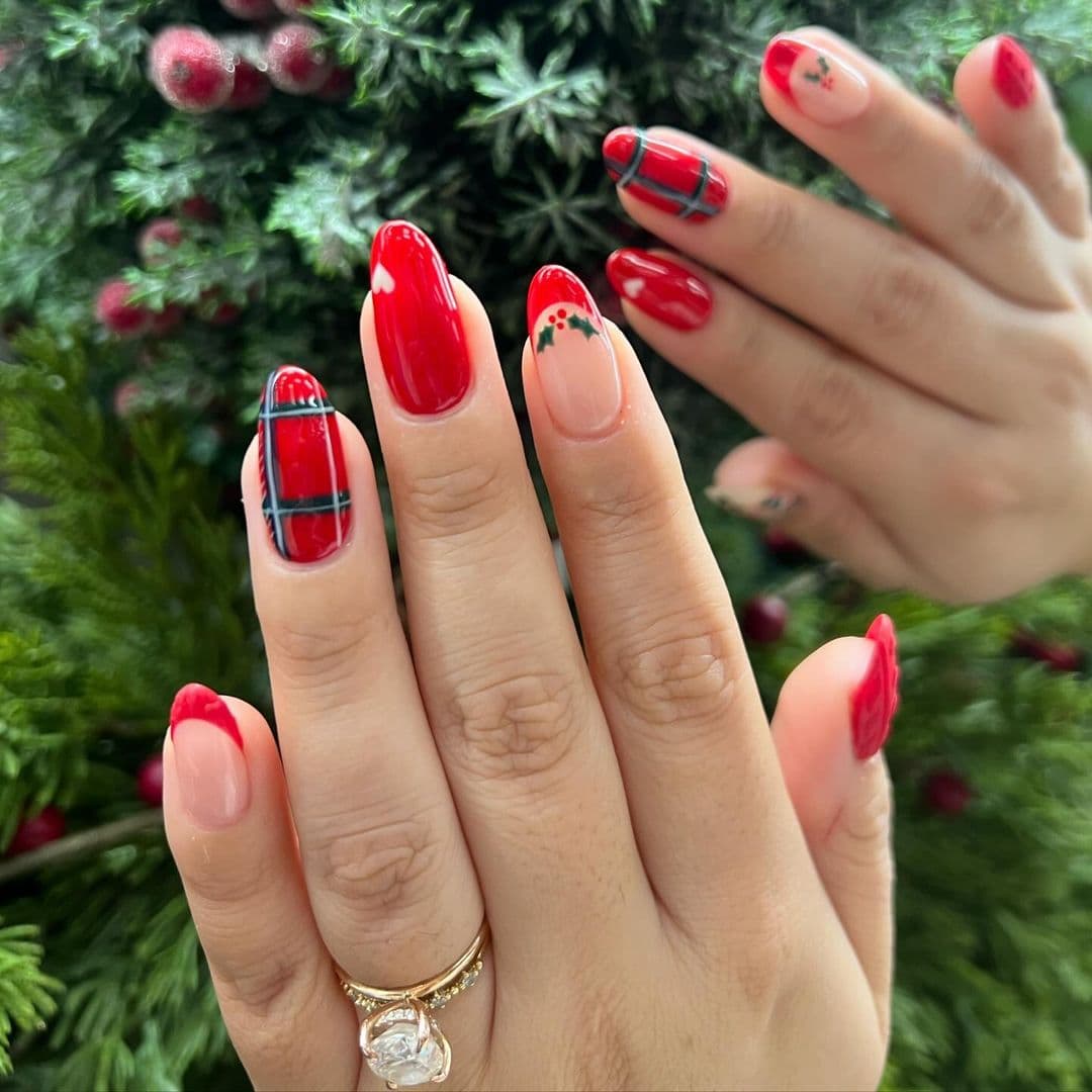 ลายเล็บคริสต์มาส