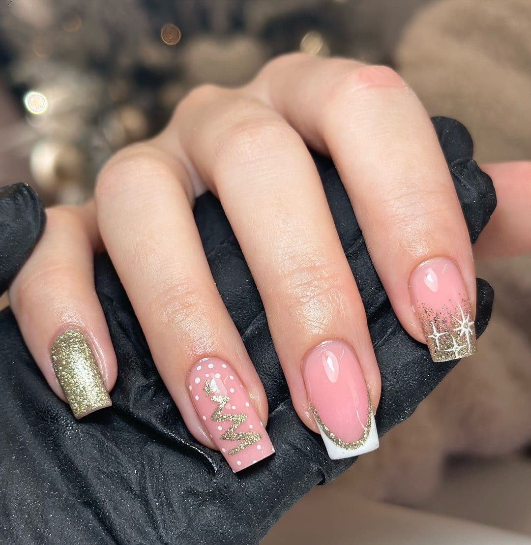 ลายเล็บคริสต์มาส