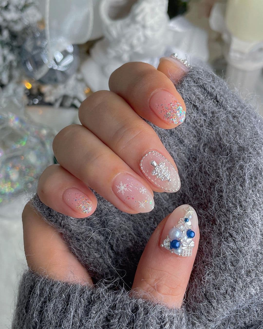 ลายเล็บคริสต์มาส