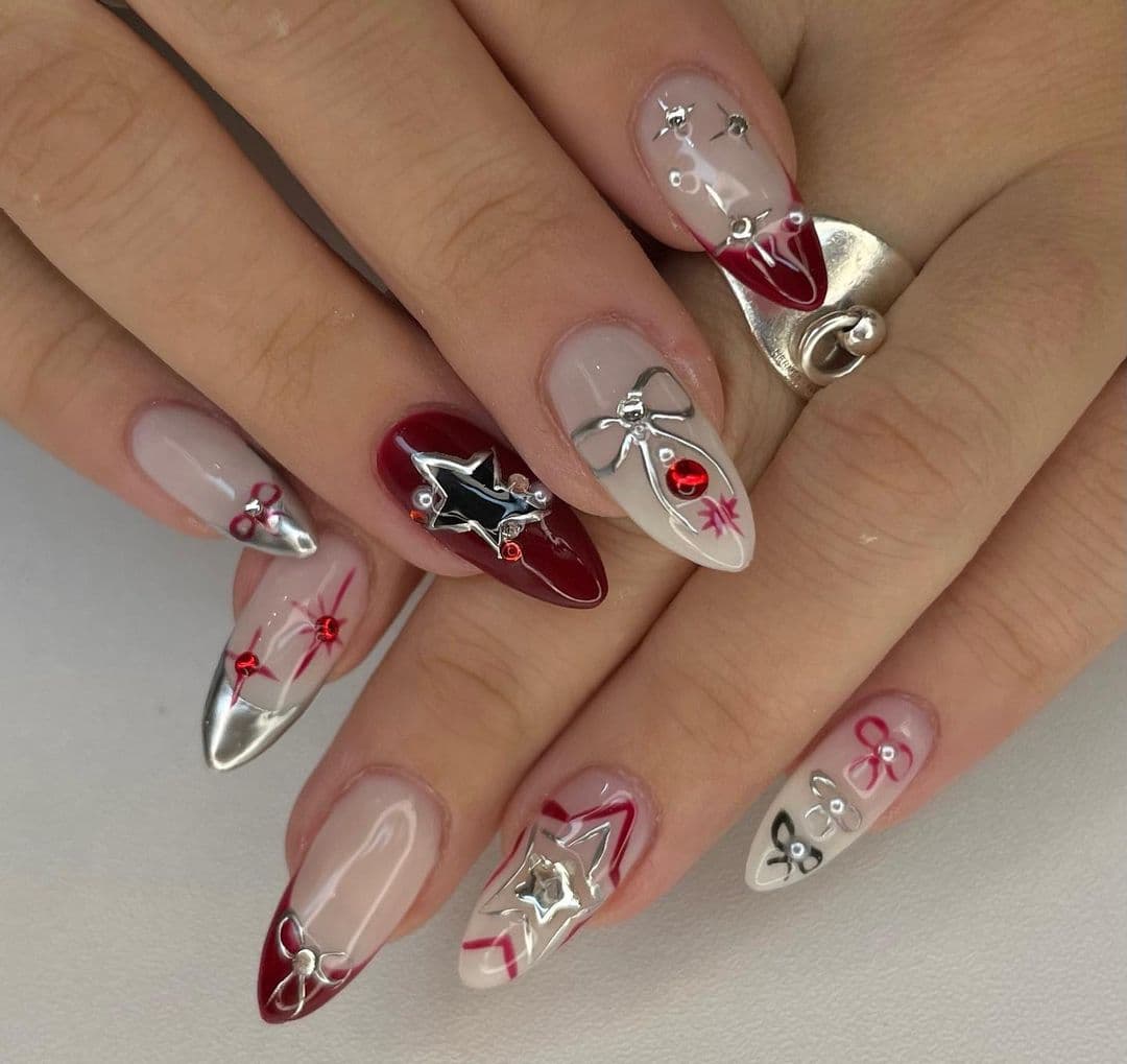 ลายเล็บคริสต์มาส