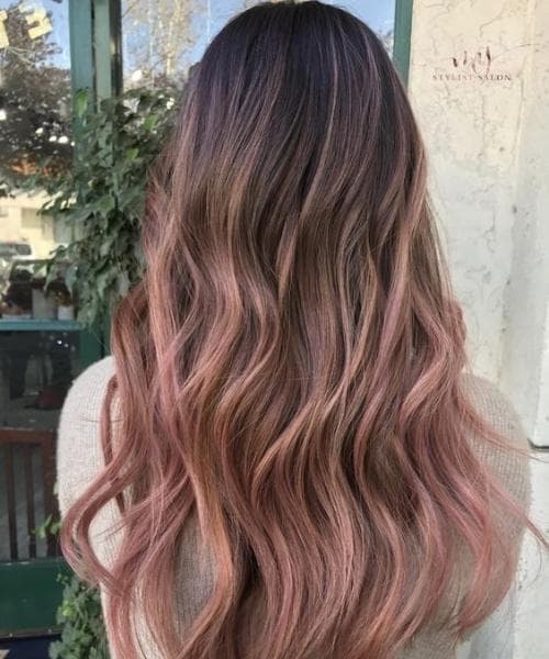 สีผมโรสโกลด์