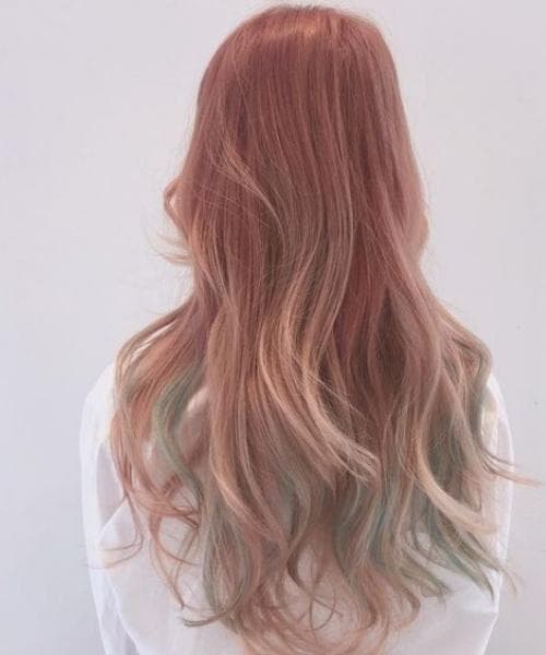 สีผมโรสโกลด์