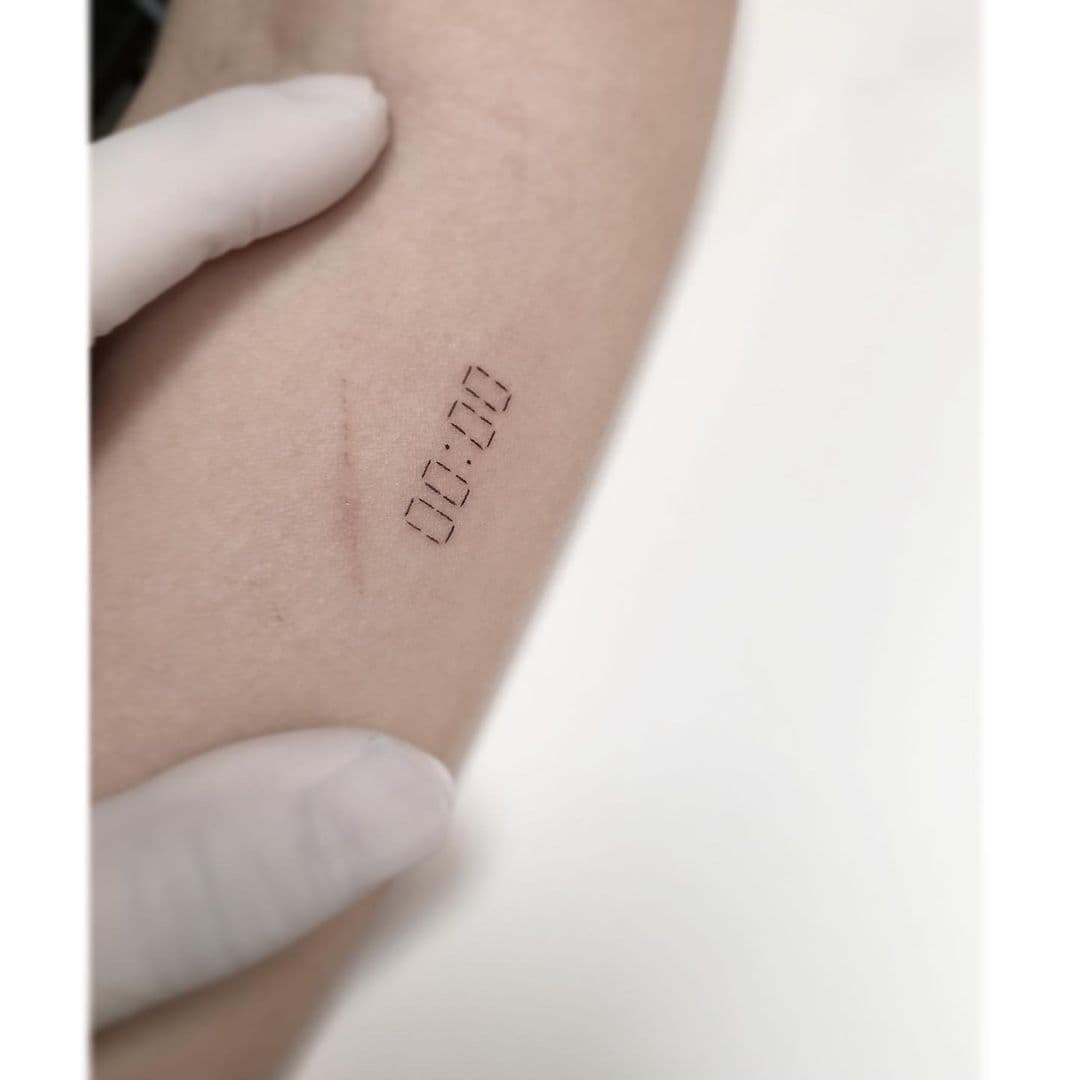 รอยสักมินิมัลสไตล์เกาหลี