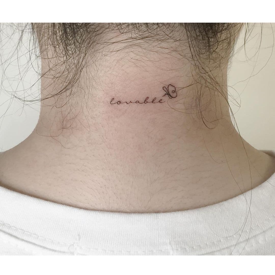 รอยสักมินิมัลสไตล์เกาหลี