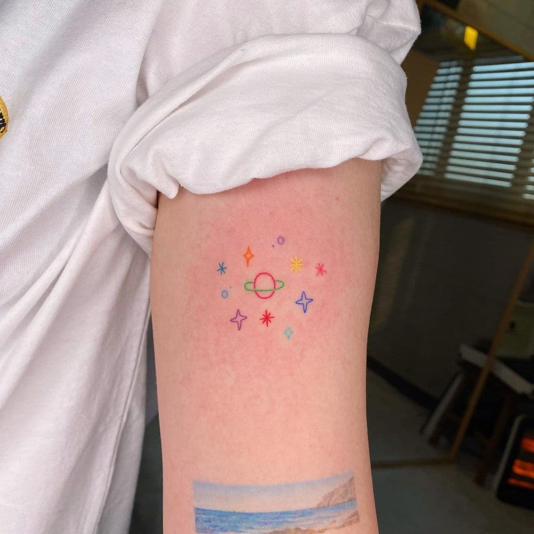 รอยสักมินิมัลสไตล์เกาหลี