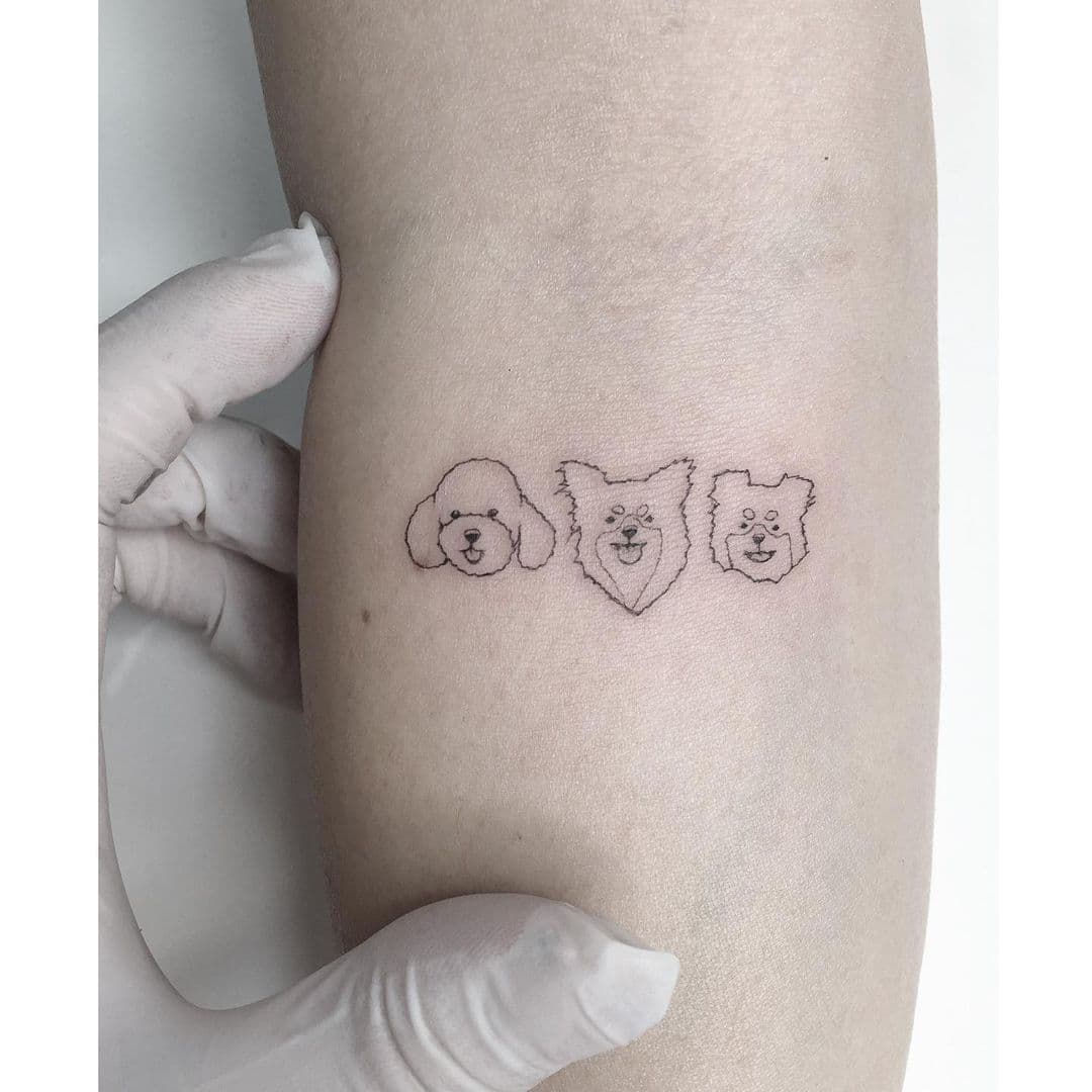 รอยสักมินิมัลสไตล์เกาหลี