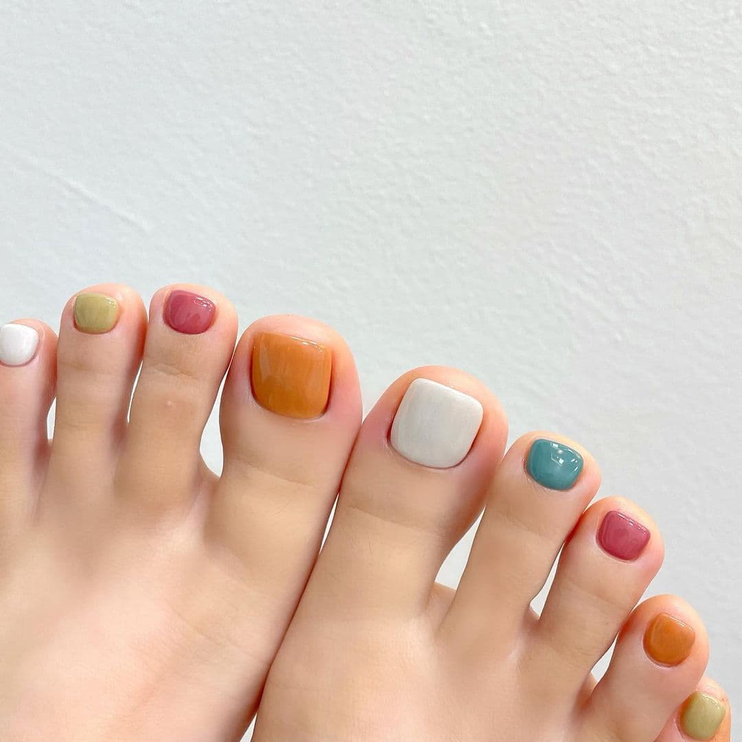 สีเล็บเท้า, สีเจลเล็บเท้า, สี เจ ล เล็บ เท้า